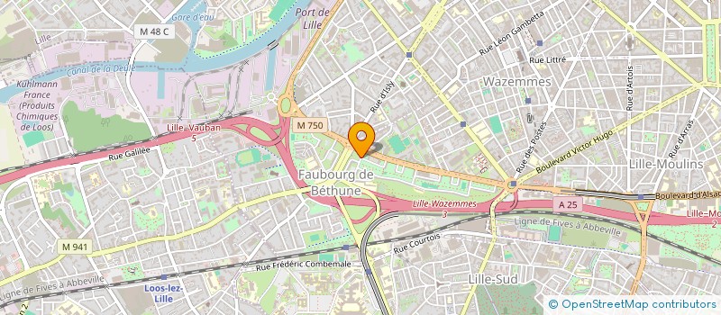 localisation de l'entreprise AGIR ENSEMBLE CONTR CHOMAGE AC METR LILL à LILLE
