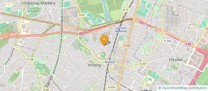 localisation de l'entreprise AGIR ENSEMBLE PAR SOLIDARITE à ANTONY