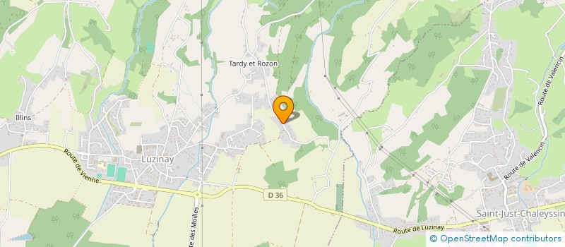 localisation de l'entreprise AGIR ENSEMBLE POUR LUZINAY  LUZINAY