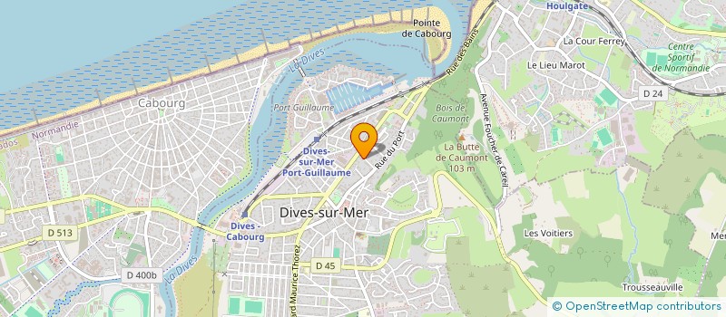 localisation de l'entreprise AGIR ET GUERIR AVEC DIVES à DIVES-SUR-MER