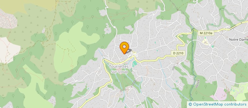 localisation de l'entreprise AGIR ET SOUTENIR L'UKRAINE à TOURRETTES-SUR-LOUP