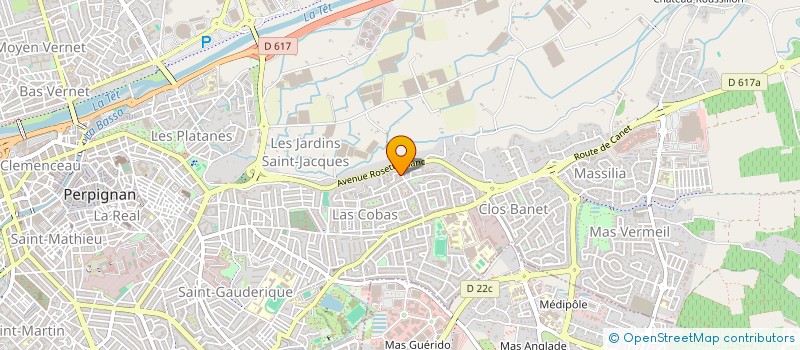 localisation de l'entreprise AGIR ET VIVRE  PERPIGNAN