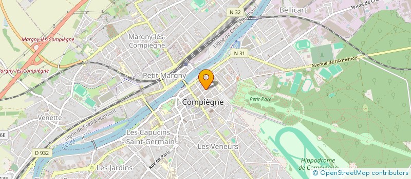 localisation de l'entreprise AGIR ICI  COMPIEGNE