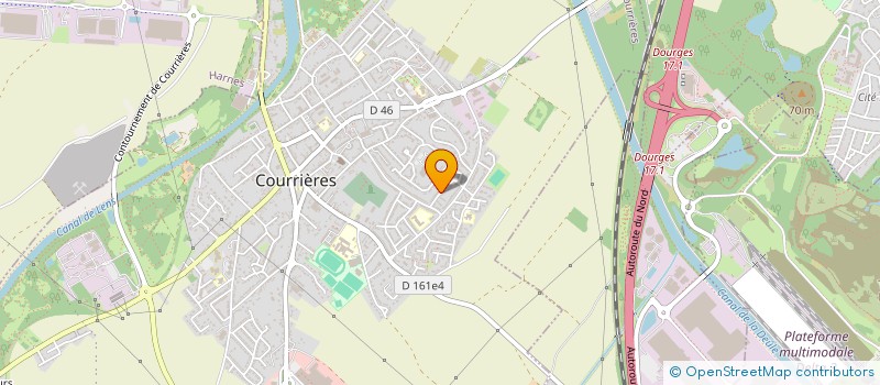 localisation de l'entreprise AGIR INFORMER CONTRE LA MUCOVISCIDOSE  COURRIERES