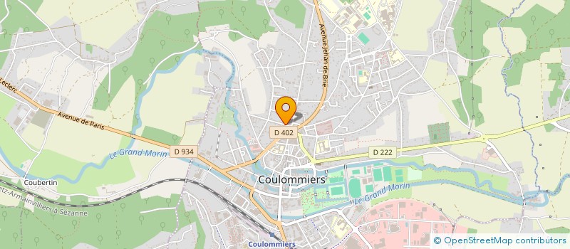 localisation de l'entreprise AGIR, LA DROITE CONSTRUCTIVE à COULOMMIERS