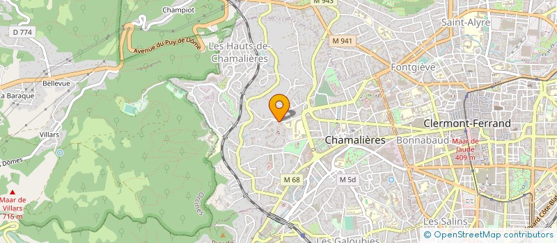 localisation de l'entreprise AGIR PAR IDEO RELACHEMENT à CHAMALIERES