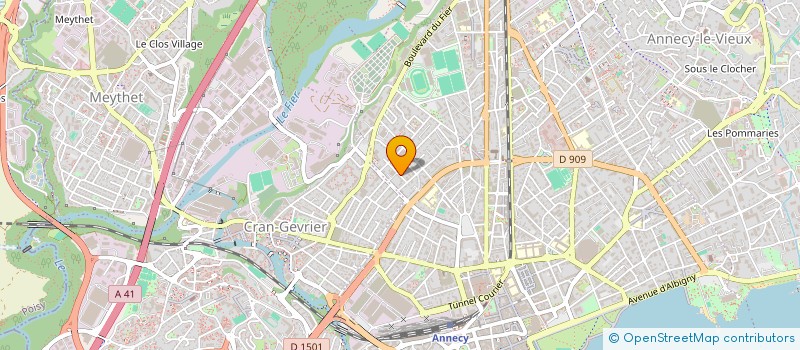 localisation de l'entreprise AGIR PLOMBERIE à ANNECY