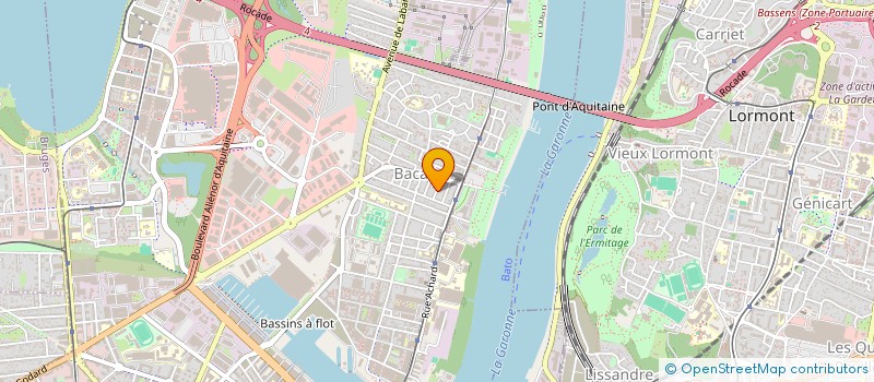 localisation de l'entreprise AGIR POUR ACCEDER A LA REUSSITE ECONOMIQUE - APARE  BORDEAUX