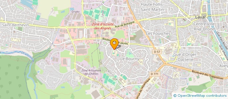 localisation de l'entreprise AGIR POUR AIDER A MIEUX GRANDIR à LAVAL