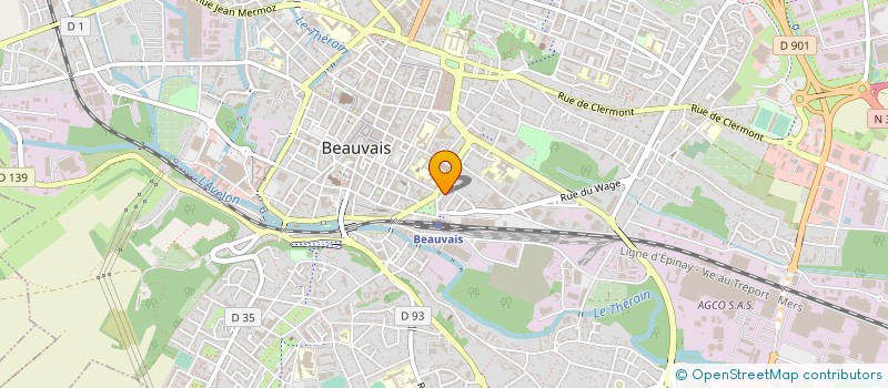 localisation de l'entreprise AGIR POUR BEAUVAIS  BEAUVAIS