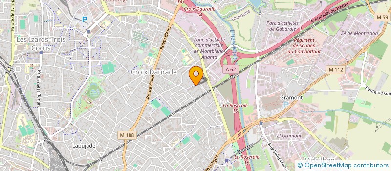 localisation de l'entreprise AGIR POUR CROIX DAURADE COMITE DE QUARTIER POUR LA DEFENSE ET L'AMELIORATION DU CADRE DE VIE à TOULOUSE