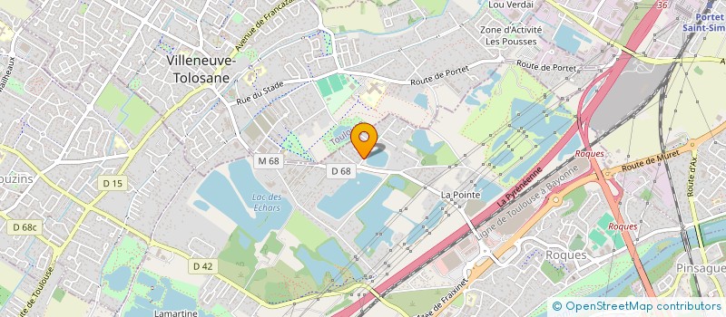 localisation de l'entreprise AGIR POUR EUX  ROQUES