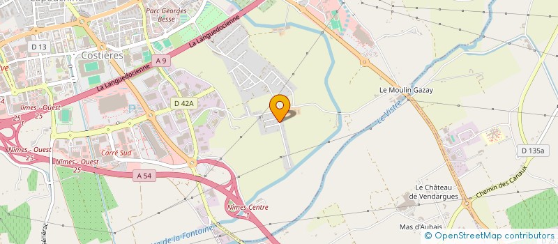 localisation de l'entreprise AGIR POUR L'AVENIR  NIMES