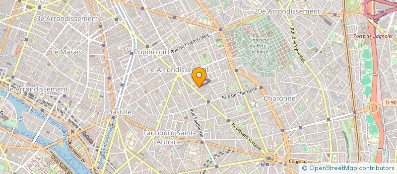 localisation de l'entreprise AGIR POUR L'INSERTION DES DEMANDEURS D'EMPLOI  PARIS