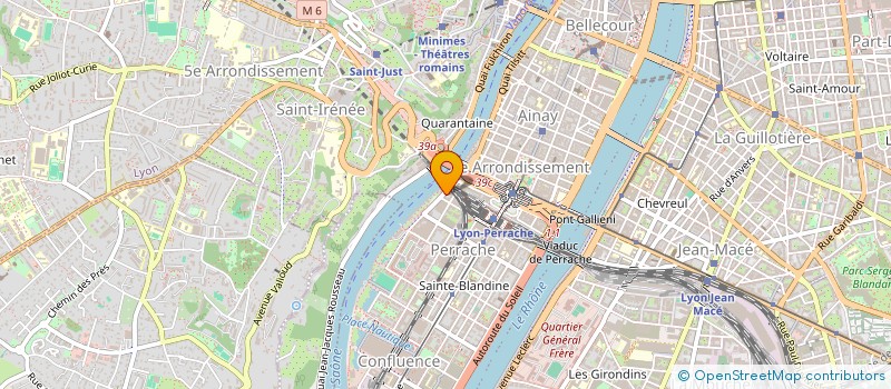 localisation de l'entreprise AGIR POUR L' INSERTION ET LE RETOUR A L'EMPLOI à LYON