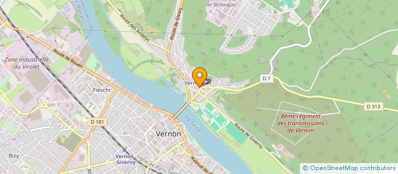 localisation de l'entreprise AGIR POUR LA VIE à VERNON