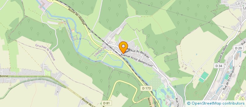 localisation de l'entreprise AGIR POUR LE LOTISSEMENT DU HAMEAU DU BECQUET à LILLEBONNE
