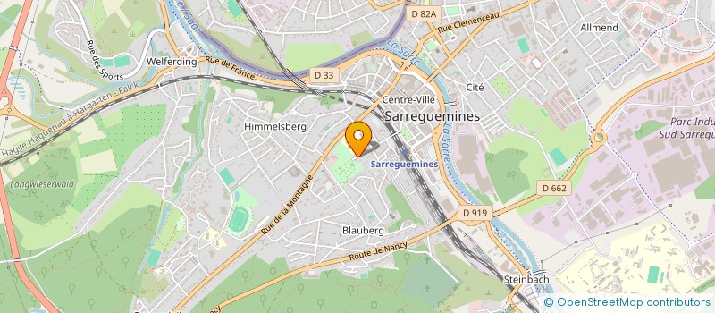 localisation de l'entreprise AGIR POUR LES AIDANTS EN MOSELLE à SARREGUEMINES