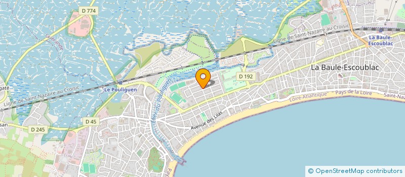 localisation de l'entreprise AGIR POUR LES ENFANTS DE MADAGASCAR à LA BAULE-ESCOUBLAC