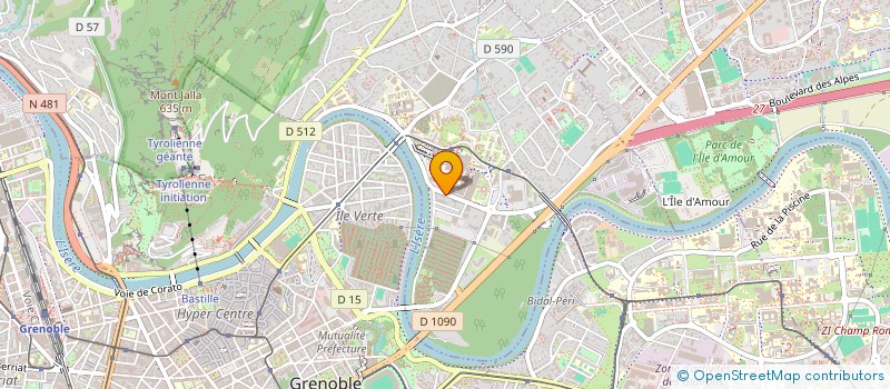 localisation de l'entreprise AGIR POUR LES MALADIES CHRONIQUES  LA TRONCHE