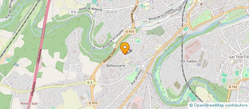 localisation de l'entreprise AGIR POUR REDUIRE ENSEMBLE LE SURENDETTEMENT à POITIERS