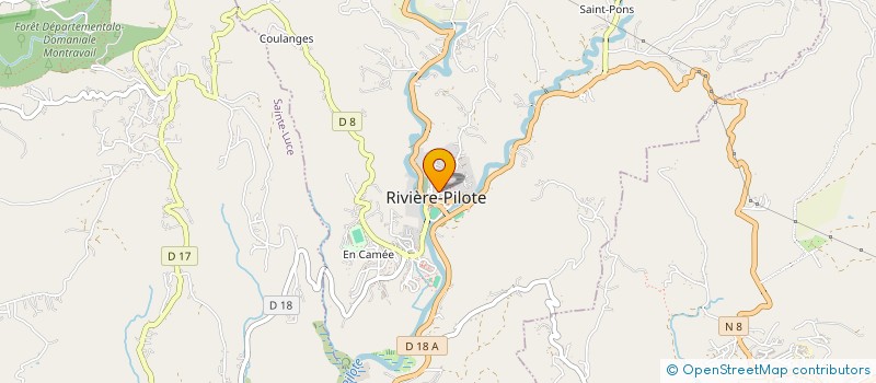 localisation de l'entreprise AGIR POUR RIVIERE PILOTE à RIVIERE-PILOTE