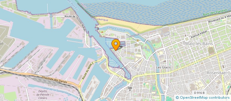localisation de l'entreprise AGIR POUR UN LITTORAL SOLIDAIRE à DUNKERQUE