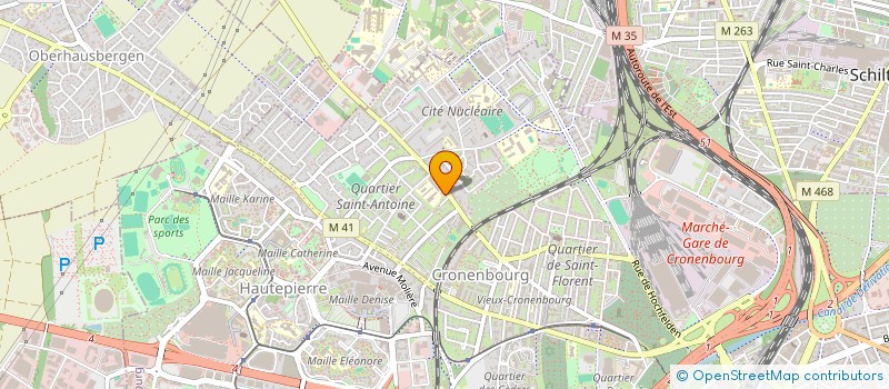 localisation de l'entreprise AGIR POUR UN SOURIRE à STRASBOURG