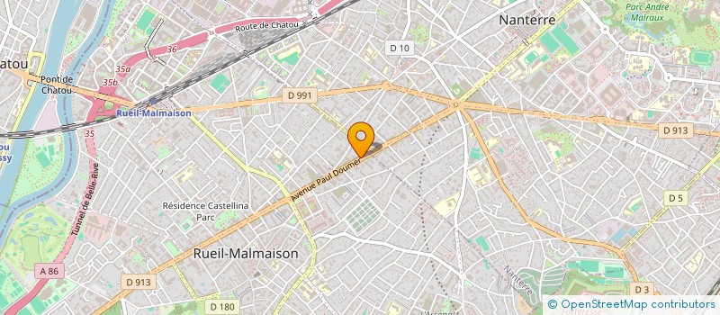 localisation de l'entreprise AGIR SANS FRONTIERE POUR LA JEUNESSE à RUEIL-MALMAISON