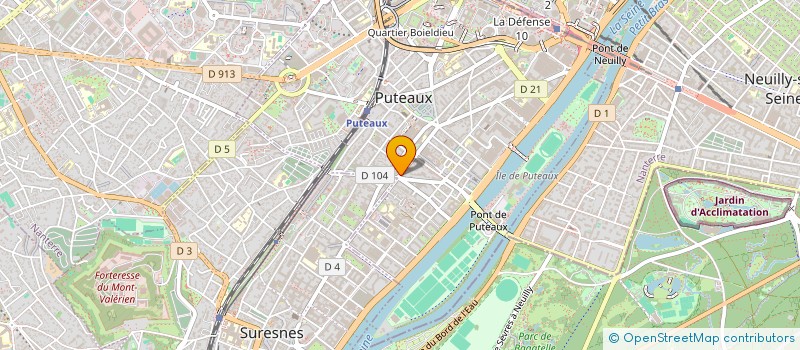localisation de l'entreprise AGIR SECURITE à PUTEAUX