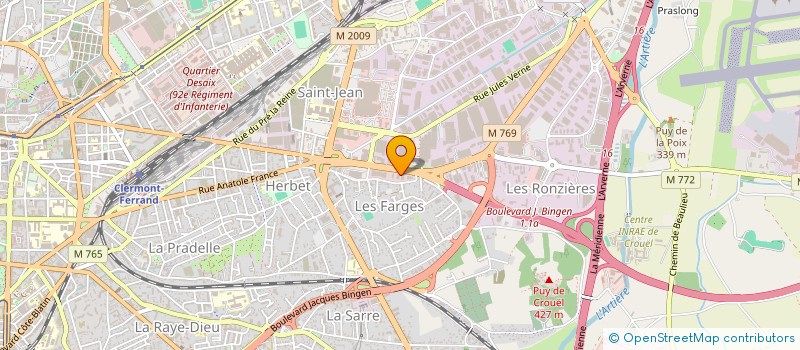 localisation de l'entreprise AGIR SECURITE  CLERMONT-FERRAND