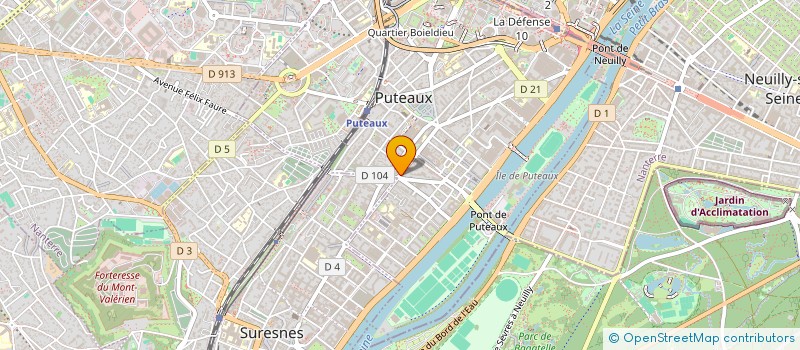 localisation de l'entreprise AGIR SERVICES à PUTEAUX