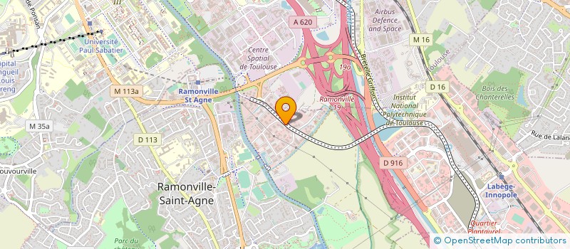 localisation de l'entreprise AGIR SOIGNER EDUQUER INCLURE à RAMONVILLE-SAINT-AGNE