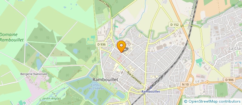 localisation de l'entreprise AGIR SUR RAMBOUILLET TERRITOIRE  POUR LES CIRCULATIONS PIETONNE ET CYCLISTE à RAMBOUILLET