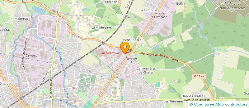 localisation de l'entreprise AGIR TEAM DVLPT N. 2  BOURG-EN-BRESSE