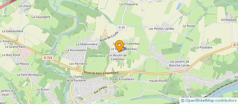 localisation de l'entreprise AGIR&TUDE  OUDON