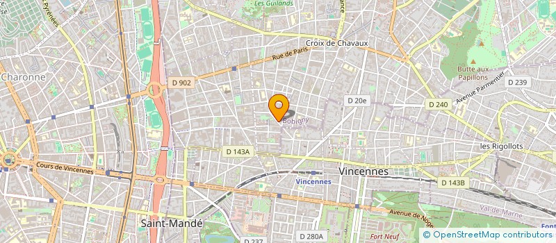 localisation de l'entreprise AGIR VILLE ENVIRON EQUITE HABITANTS à MONTREUIL