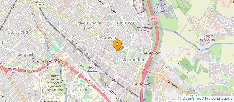 localisation de l'entreprise AGIRAUDPHARE ASSISTANCE à TOULOUSE