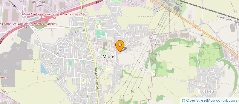 localisation de l'entreprise AGIRCO  TOUSSIEU