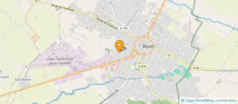 localisation de l'entreprise AGIRE 31  REVEL