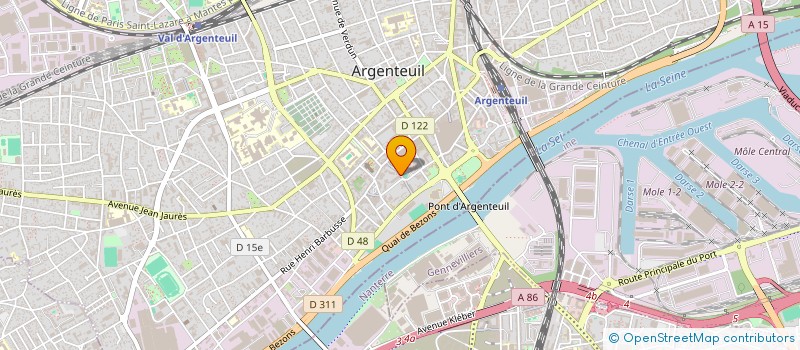 localisation de l'entreprise AGIRE ARGENTEUIL BEZONS  ARGENTEUIL