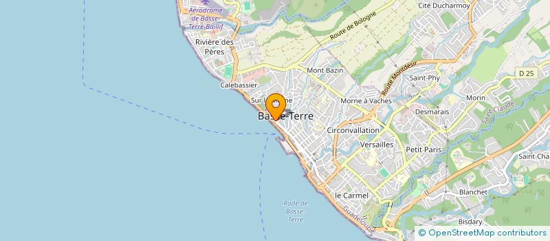 localisation de l'entreprise AGIRE PLUS SARL à BASSE-TERRE