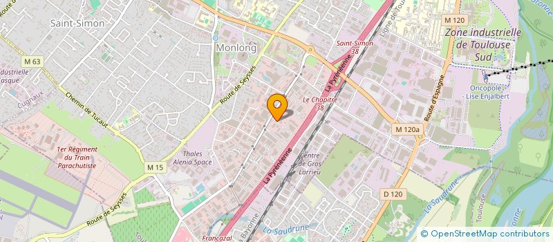 localisation de l'entreprise AGIREC à TOULOUSE