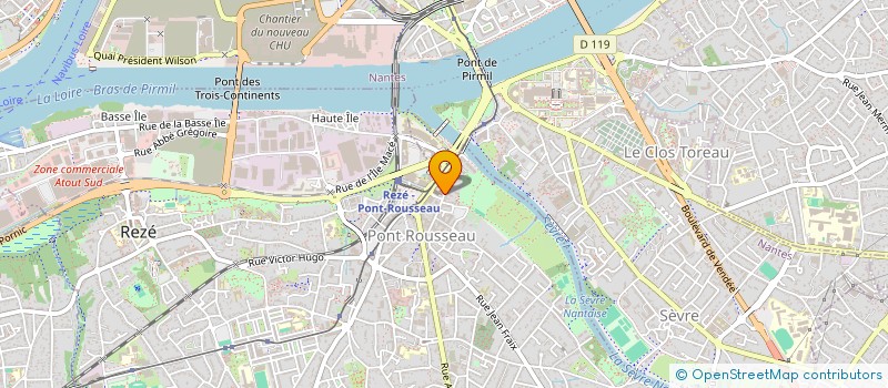 localisation de l'entreprise AGIRELA COURTAGE à REZE
