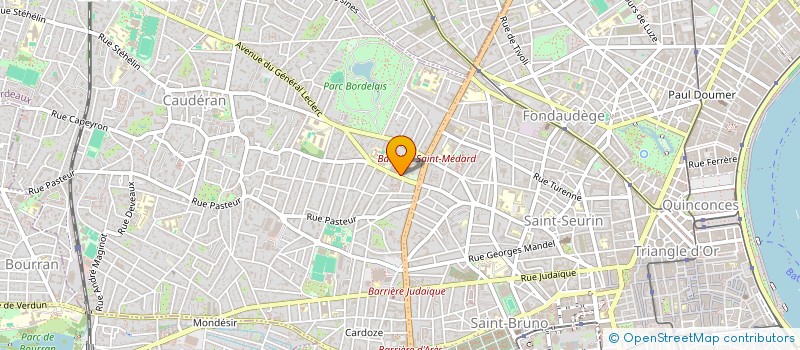 localisation de l'entreprise AGIRELEC à BORDEAUX