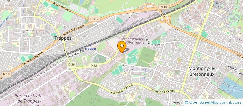 localisation de l'entreprise AGIRENOV à MONTIGNY LE BRETONNEUX