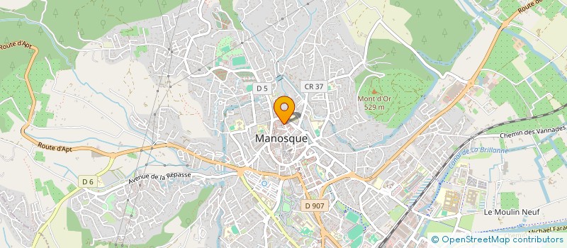 localisation de l'entreprise AGIRENTIER à MANOSQUE