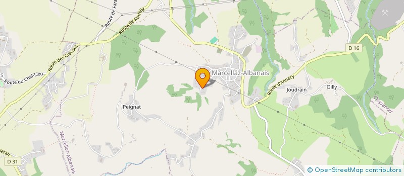 localisation de l'entreprise AGIRFINANCES  MARCELLAZ-ALBANAIS