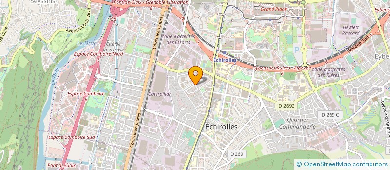localisation de l'entreprise AGIRISOLATION à ECHIROLLES