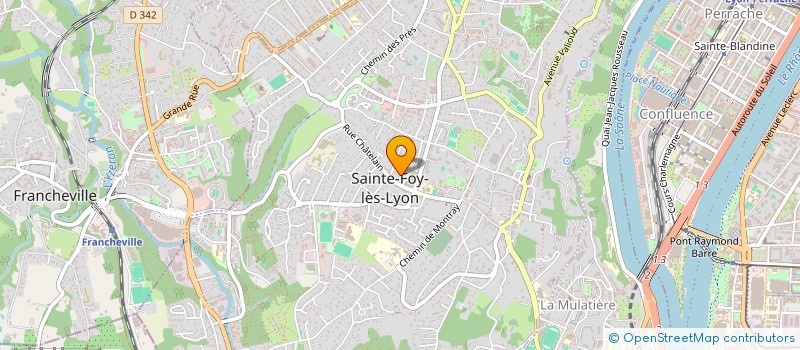 localisation de l'entreprise AGIROLEA  SAINTE-FOY-LES-LYON